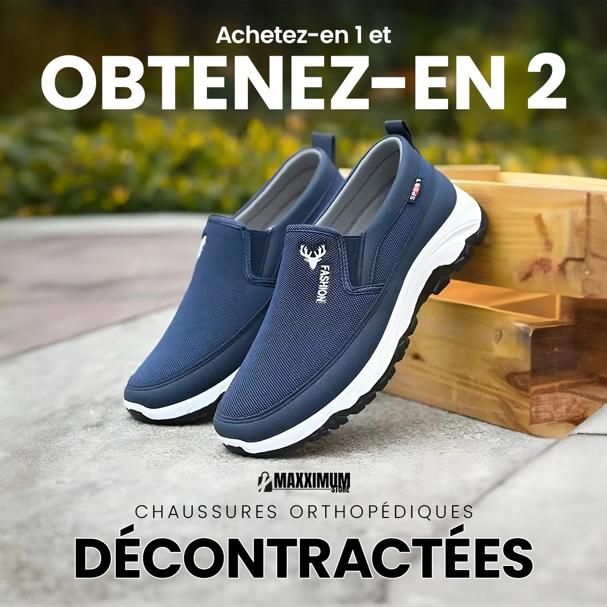 The Max | Chaussures orthopédiques décontractées (Achetez-en 1 et obtenez-en 2)